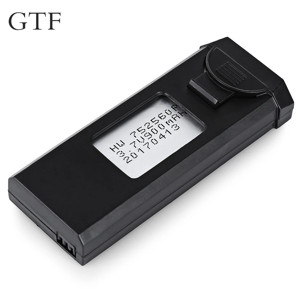 GTF XS809 folding high aerial 4axis aircraft UAV image transmission WIFI lithium battery 3.7v 900Mah RC Battery