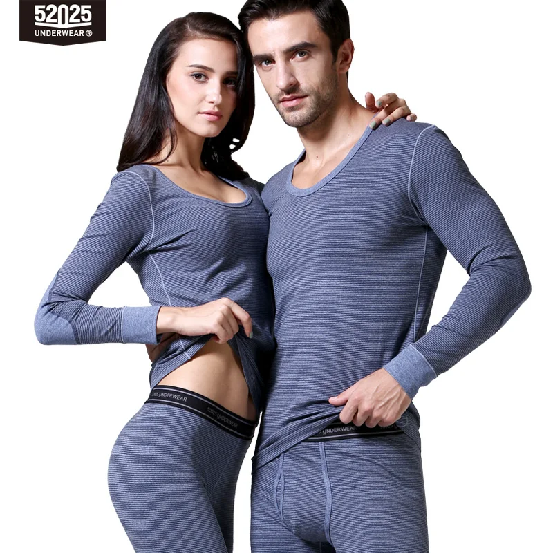 52025 Warm Thermal Underwear for Men & Women Fleece-lined Cotton Thermal Set Long Johns Base Layer Perfect Winter BLACK FRIDAY