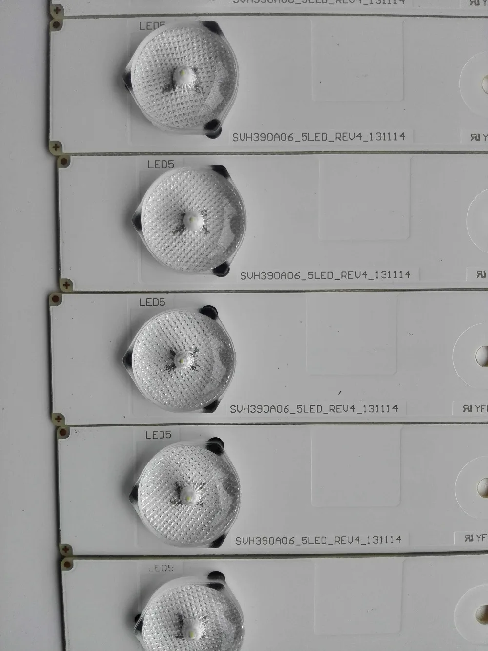 8PCS new original 5LED 400MM strip LED40K20JD LED39K20D SVH390A06 FOR 39INCH GLB LED39EC110JD SVH390A06-5LED