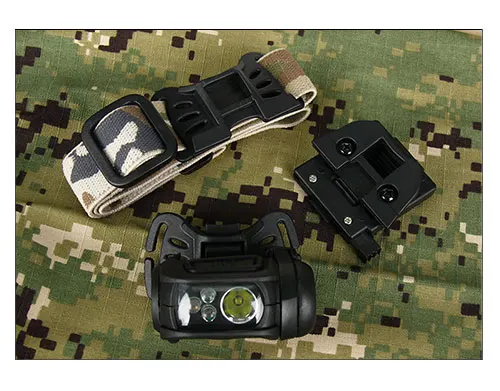 On promotion Tactical Sports Green Lantern Red IR LED lantern helmet light head lamp hunting flashlight gz150065