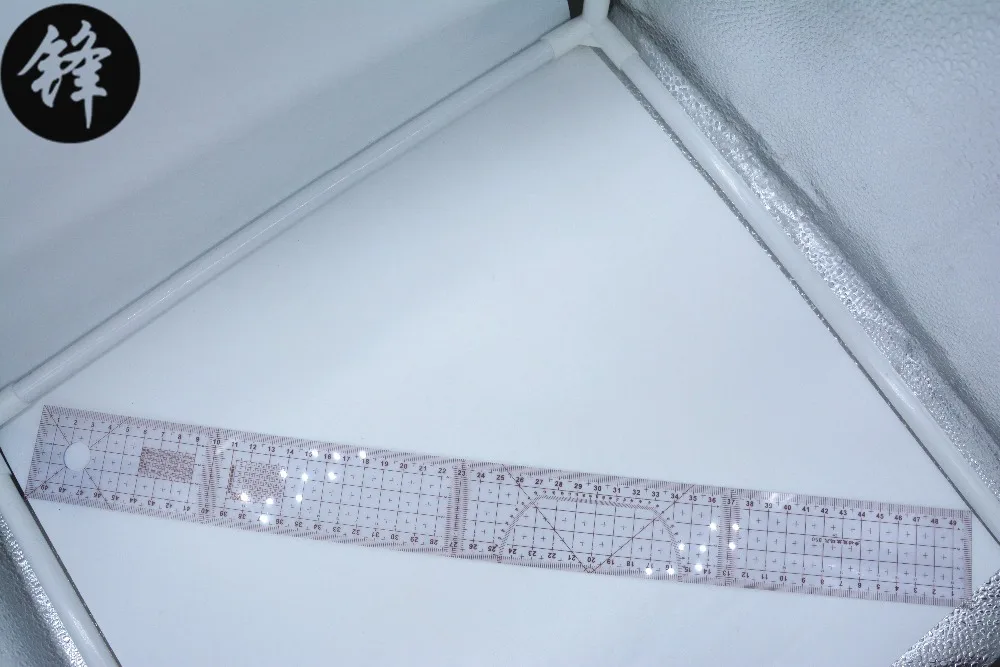 Multifunction grading inch ruler 50cm ruler metric ruler making clothing sample foot plate