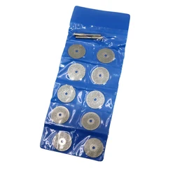 Rebanada de muela de diamante, mandriles de vástago de 3mm para herramienta rotativa Dremel, 2 piezas, 30mm, 10 piezas