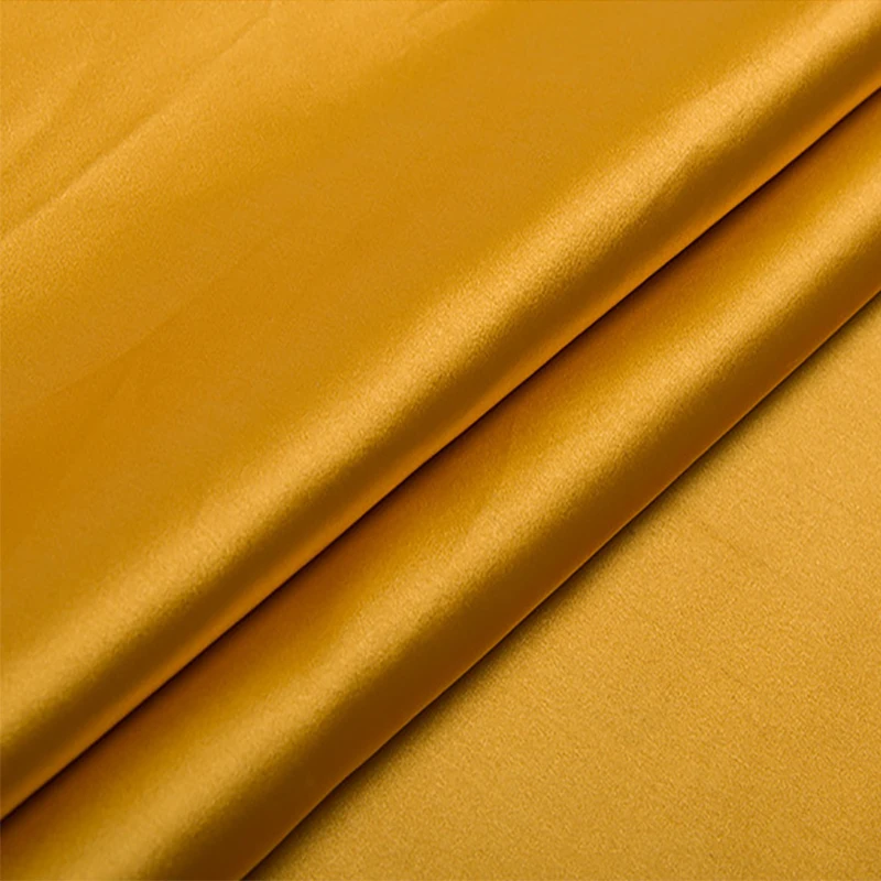 new arrival brocade yarn dyed golden colour fabric for patchwork felt tissue telas dress bed sheet children cloth coat 100x75cm