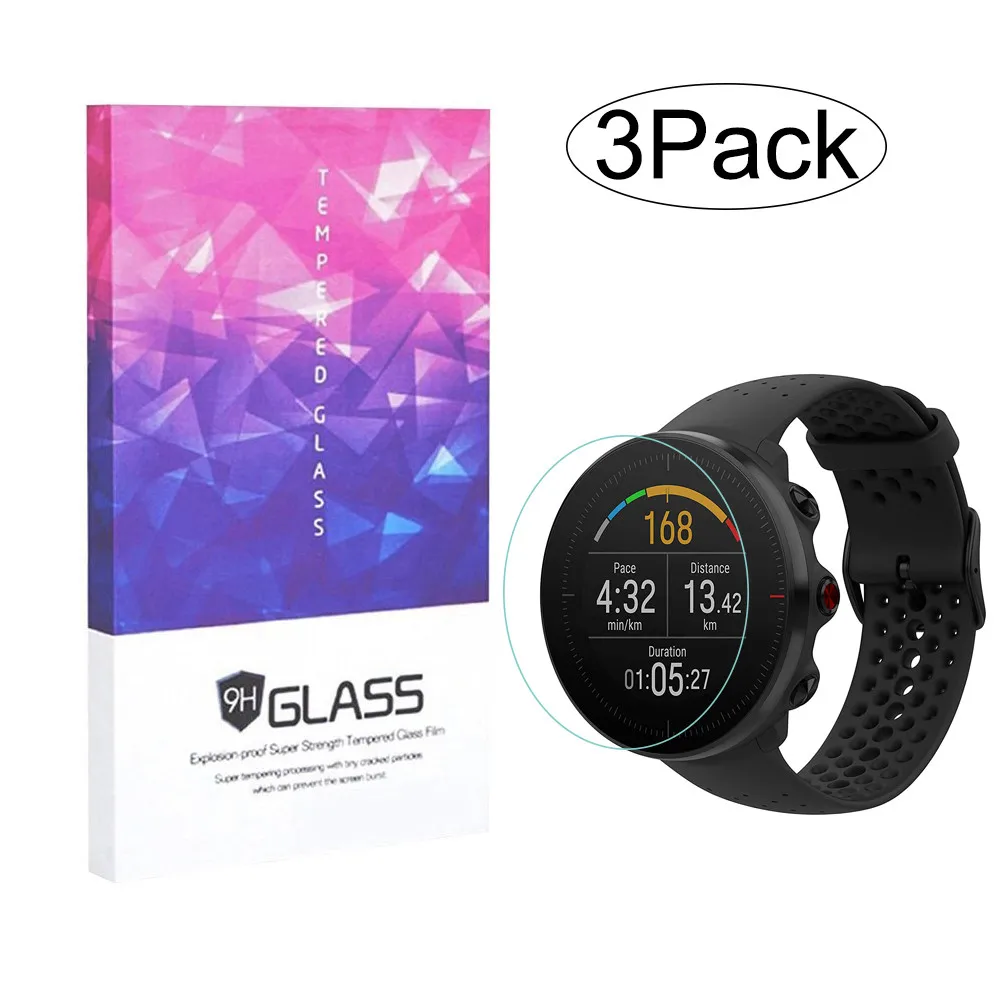 화면 보호기 POLAR Vantage M Smartwatch 9H 2.5D 투명 안티 스크래치 방폭 보호 유리 필름, 강화 유리