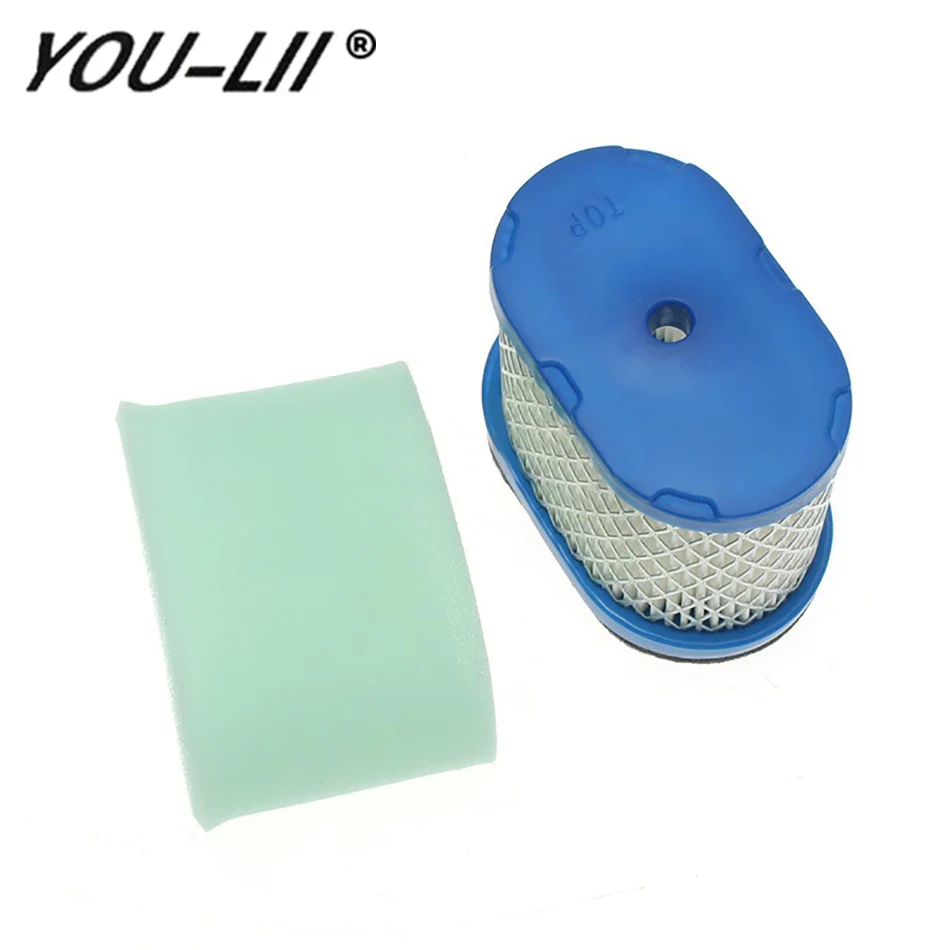 YOULII  Air Filter For Briggs & Stratton 498596 690610 697029 5059h 4207 1 Pc Air Filters +1 Pc  Pre Filters 273356S