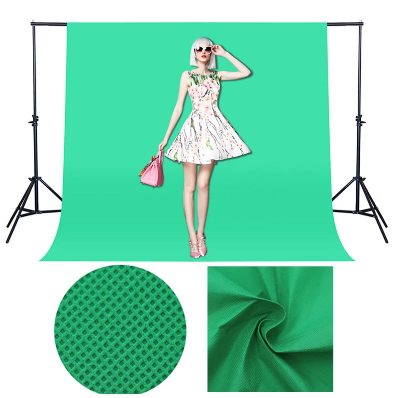 

Green Screen Photography backdrops Photo studio background Chroma key Background Non-Woven Video Backdrops For Fotografia