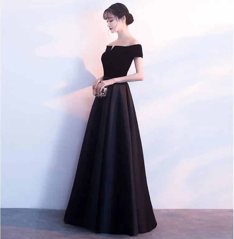 Velour Evening dresses 2019 ชุดแต่งงานอย่างเป็นทางการชุด cusomized ชุดราตรี dresses robe de soiree