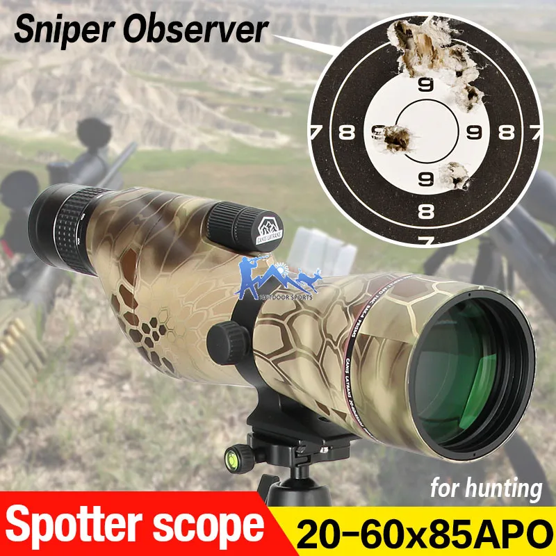 E.T Dragon 20~60X85ED Spotting Scope ED Glass Eyepiece Scope Powerful 20~60X85 Zoom Telescope for Bird-watching Moon OS26-0027