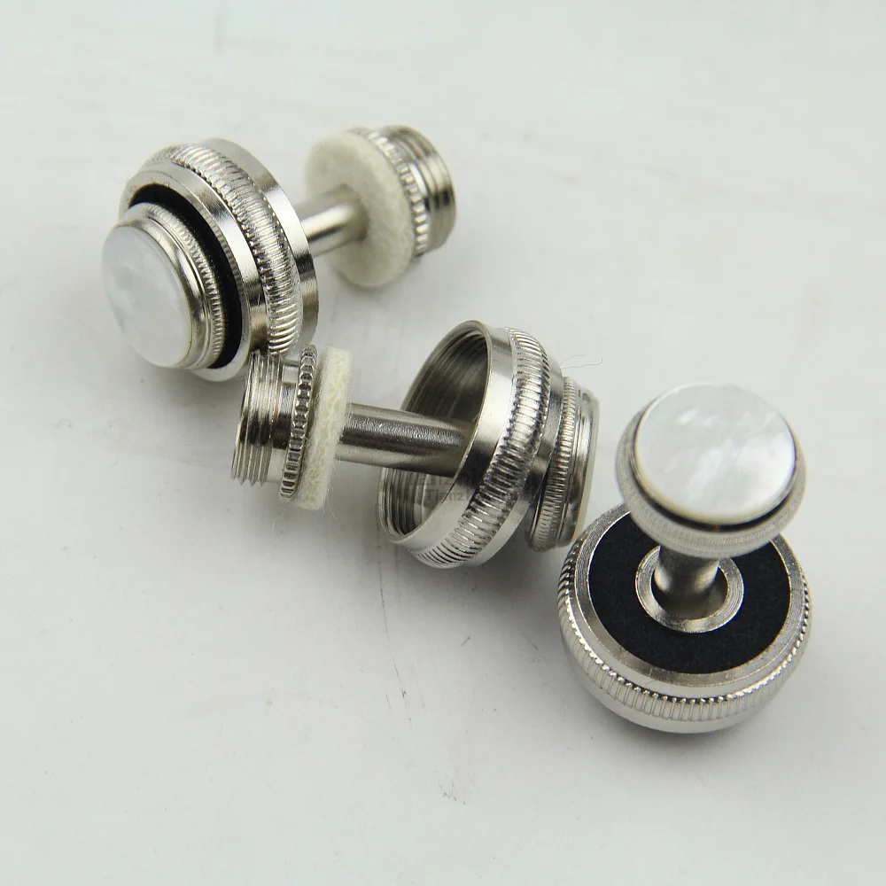 trumpet Repair parts 3 pcs Finger Button+3 pcs Stem+3pcs Cap