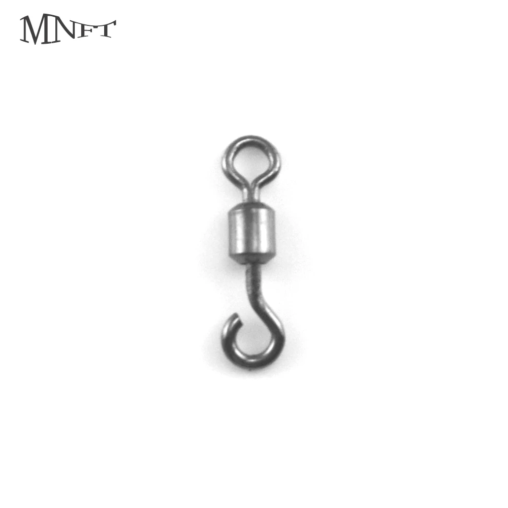 MNFT 300Pcs Opening Swivel Pin Solid Connector Hard Brass Alloy Rings Fishing Tackle Accessory Size 5# 6# 7# 8# 10# 12#