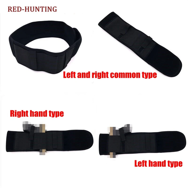 Tactical Concealed Carry Holster Hunting Hidden Belly Band Holster fits All Handguns Right Hand and Left Hand Type