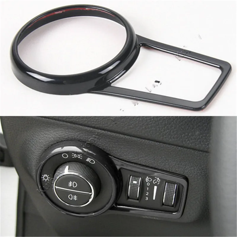 BBQ @ FUKA салона автомобиля, кнопка переключения фар, накладка для Jeep Compass 2-го поколения 2017 2018, аксессуары для салона автомобиля, Стайлинг