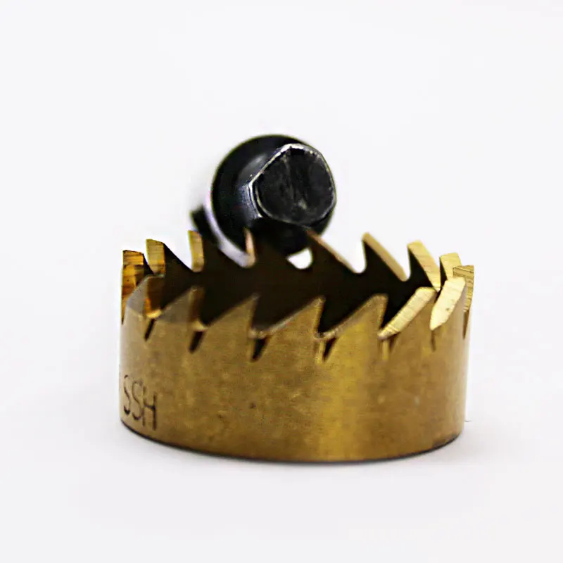 JIGONG-Juego de sierras de copa HSS, brocas de aleación de Metal de acero inoxidable, cortador de sierra Holw para Tools16-30mm del hogar, alta calidad, 5 unidades