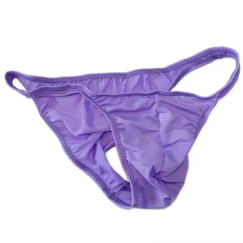 Mens G3192 Tanga Low Rise Silky Soft Underwear soft thin jersey semi c-thru
