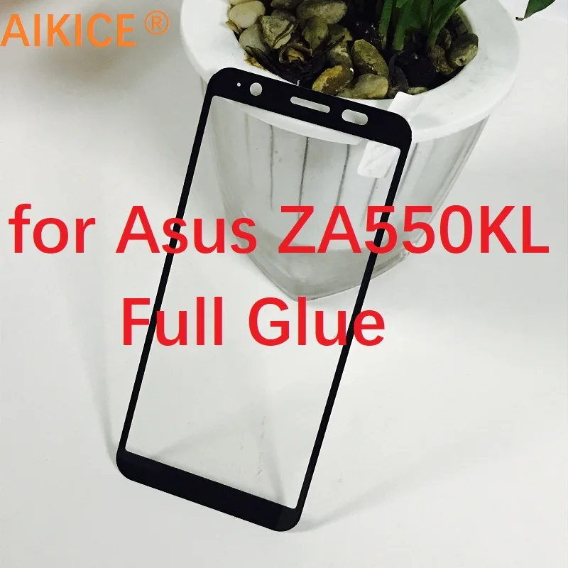 ZA550KL Tempered Glass Full Cover Screen Protector For Asus Zenfone Live L1 G552KLTempered Glass Full Glue Protective Film