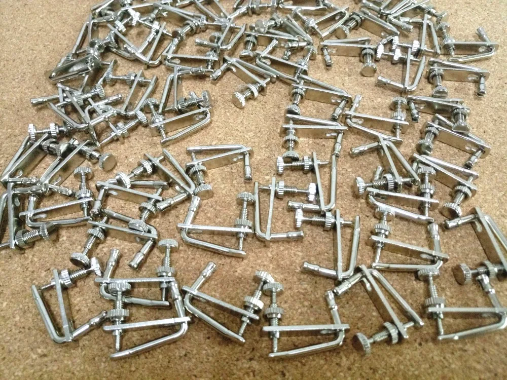 

100pcs New Silver color violin String Adjuster fine tuners 3/4-4/4, Violin Parts Accessories