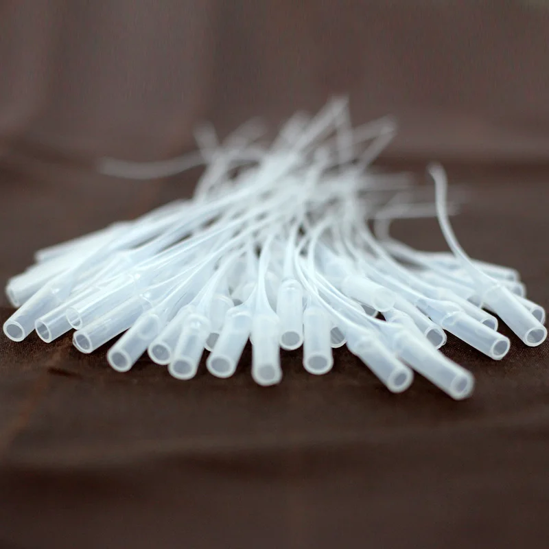 Imagem -04 - Universal Super Glue Dropping Tube Nozzle Tubo de Agulha Alongado Garrafa Cap Cateter Dropper Adesivo 502 100 Pcs