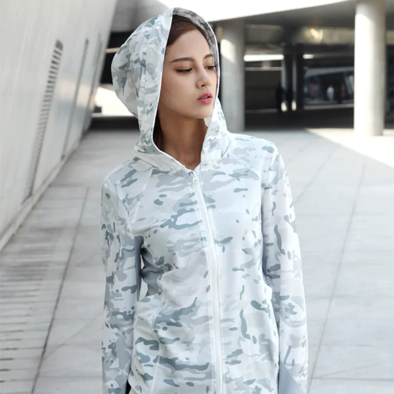 Military Tactical Quick Dry Thin Jacket Skin Clothes Spring Summer Outdoor Women Hiking Climb Anti UV Long Sleeve Hooded Shirt