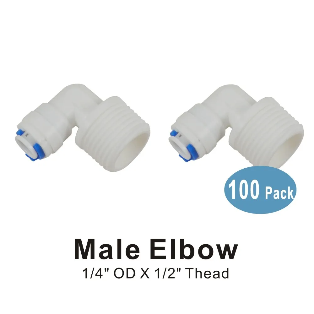 100 PACK OF Elbow Adapter 1/2