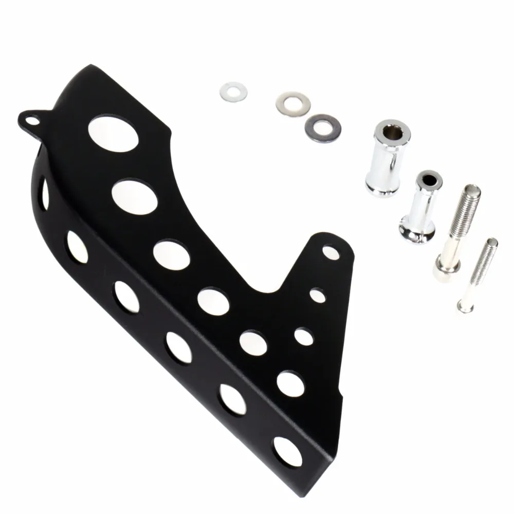 غطاء بكرة قيادة الدراجة النارية, واقي بكرة أمامي للدراجة النارية غطاء بكرة محرك أسود لهارلي سبورتستر XL 883 1200 48 72 سوبرلو نايتستر 2004-2018 موديل