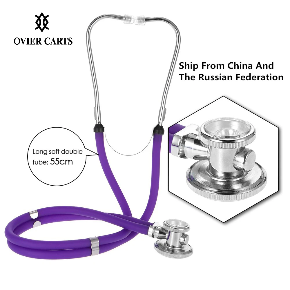 stethoscope for nurses Medical Stethoscope Dual Headed Double Tube Professional Stethoscope Doctor Medical Equipment Portable