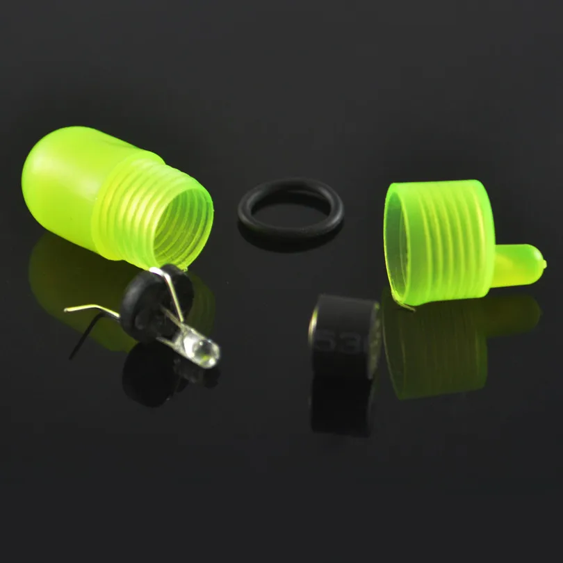 MNFT  5 Set Rod Tip LED Light Fish Bite Double Alarm Bells Outdoor Night Fishing Accessory