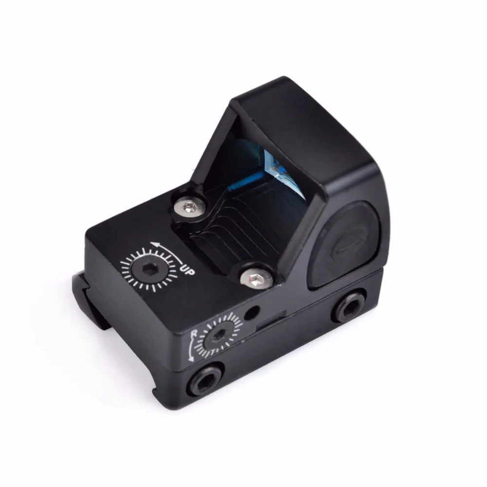 

TACTICAL RMR Adjustable Reflex Red Dot Sight 3.25 MOA Scope for Hunting Fit 20mm Weaver Rail and Airsoft Glock Pistol