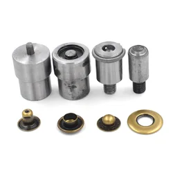 (20 sets) EU environmental standards Brass Buttons Metal snaps tools Rivet Eyelets Press machine Die Button install molds