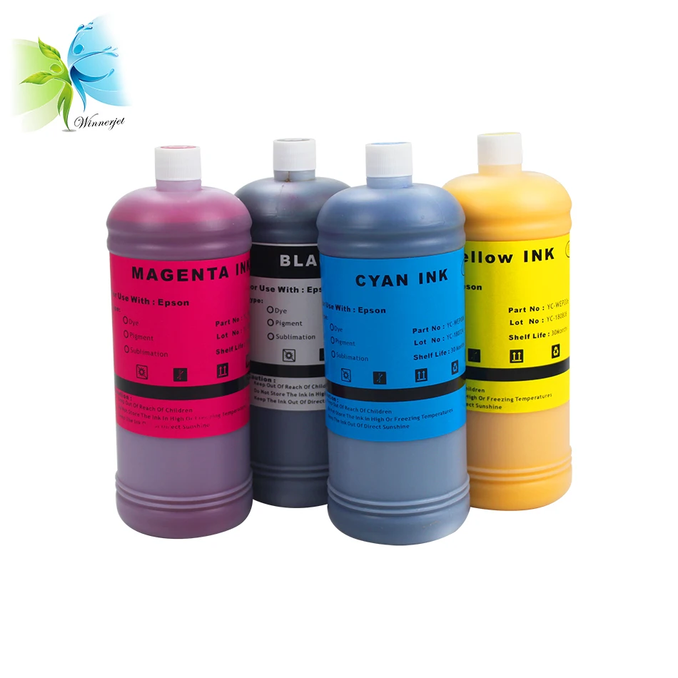 Winnerjet Sublimation Ink for Epson L100 L110 L200 L210 L300 L355 L120 L130 L1300 L220 L310 L365 L455 L550 L565 Water Based Ink