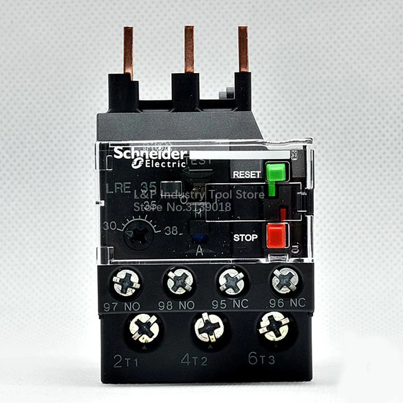 New Original Schneider Electrical Installation LRE35N 30-38A Adjustable Thermal Overload Relay Upgrade LRN35N Contacts Store