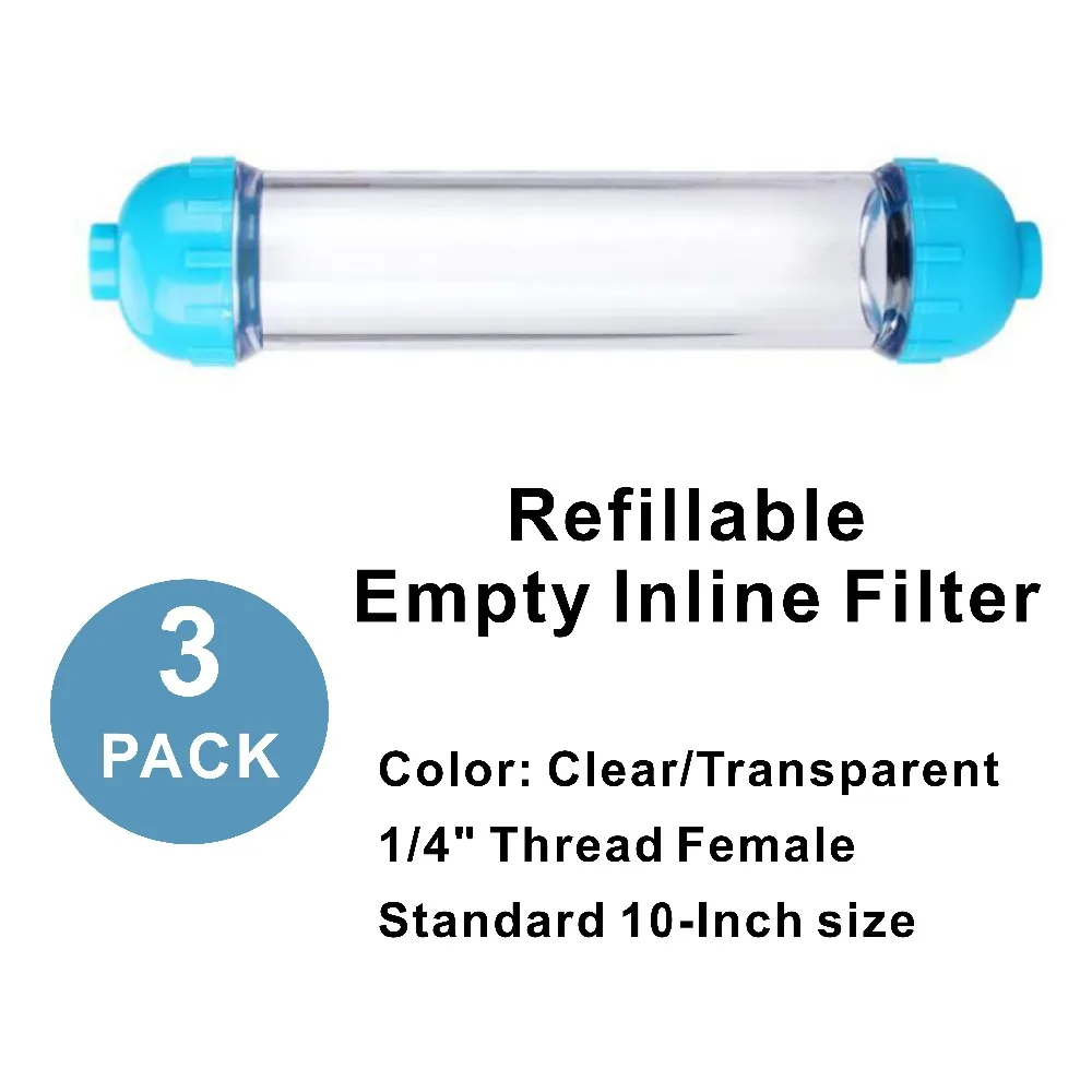 Inline Empty Water filter housing 2