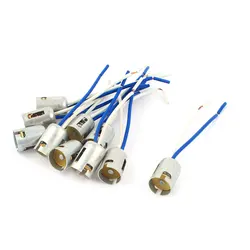 X Autohaux 2/3/5/10 Pcs 1156 Ba15s S25 Parallel Car Tail Brake Bulb Led Turn Tail Wired Light Extension Socket Connector