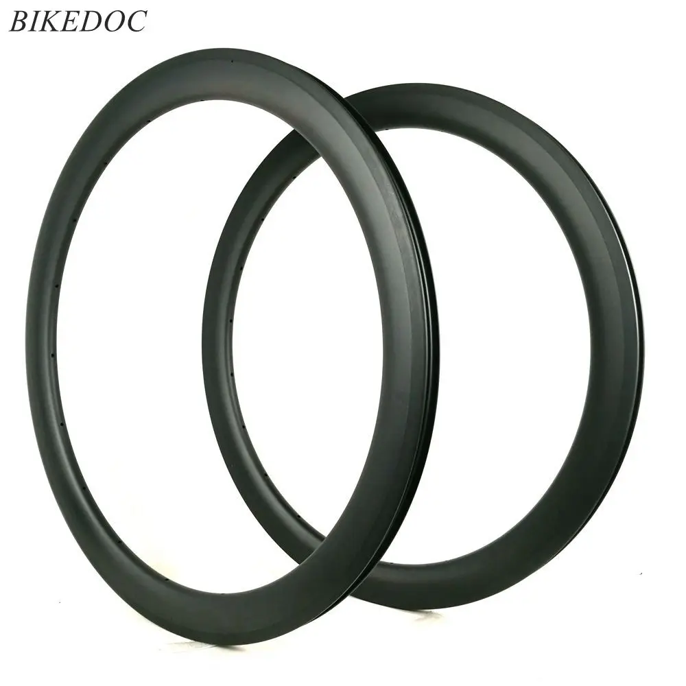 

BIKEDOC 700C* 25MM Carbon Road Bike Rims 50MM Full Carbon Rim