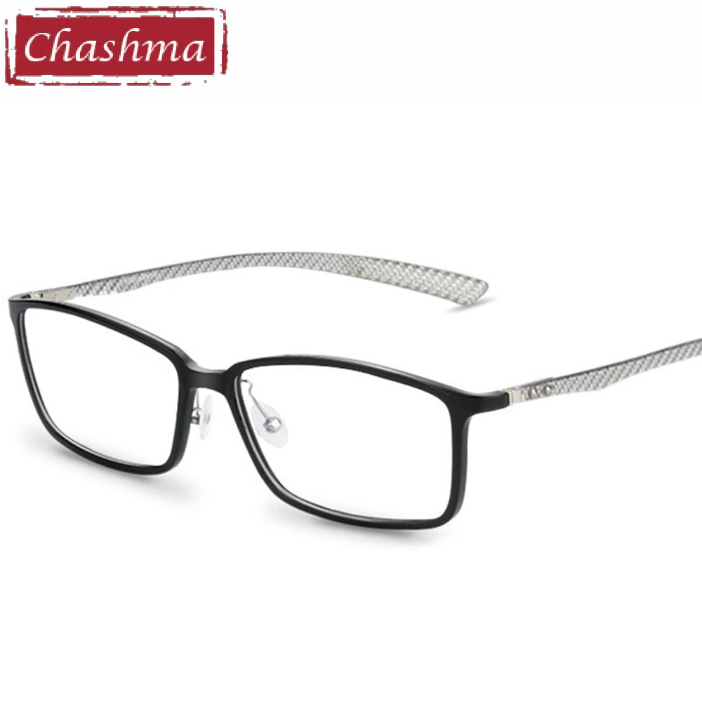 Chashma Brand Carbon Fiber Male Frame armacao oculos de grau Eye Glasses Quality Frames Female Eyeglasses Frame for Myopia Glass