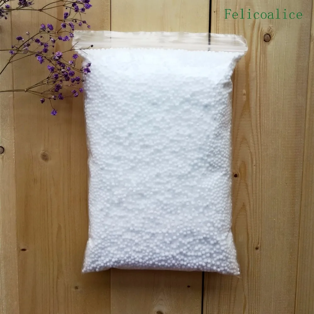 12L FAI DA TE Particelle di Fango di Neve Accessori Palline di Melma Piccole Piccole Perle di Schiuma Per Riempitore di Floam Per Forniture FAI DA TE 2-4mm