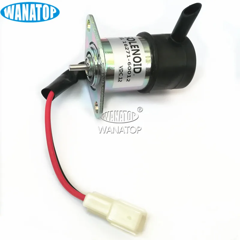 16271-60010 16271-60012 Fuel Solenoid For Kubota RTV900R RTV900S RTV900T RTV900W