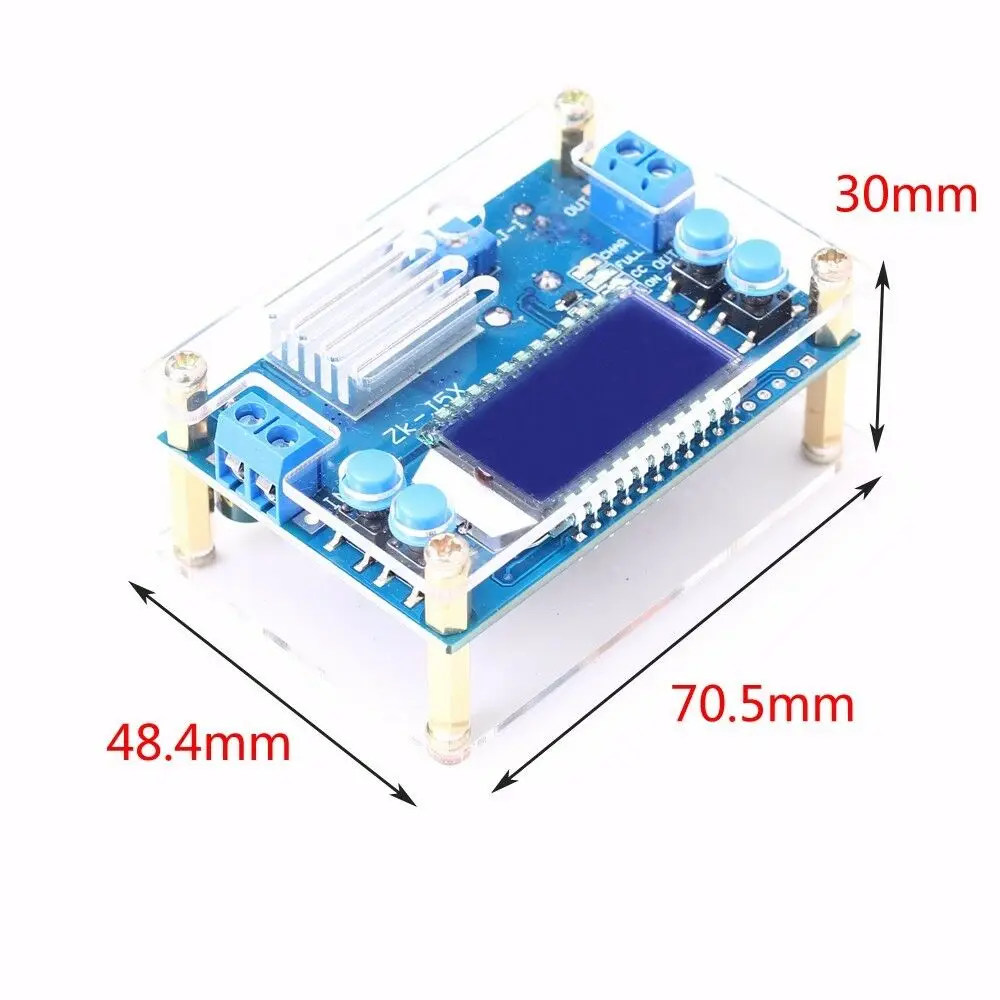 Regulowany moduł zasilania DC Step Down Power LCD Buck Adapter Converter |   wejście DC 6.5-36v |   Wyjście 1,2 V -32 V |