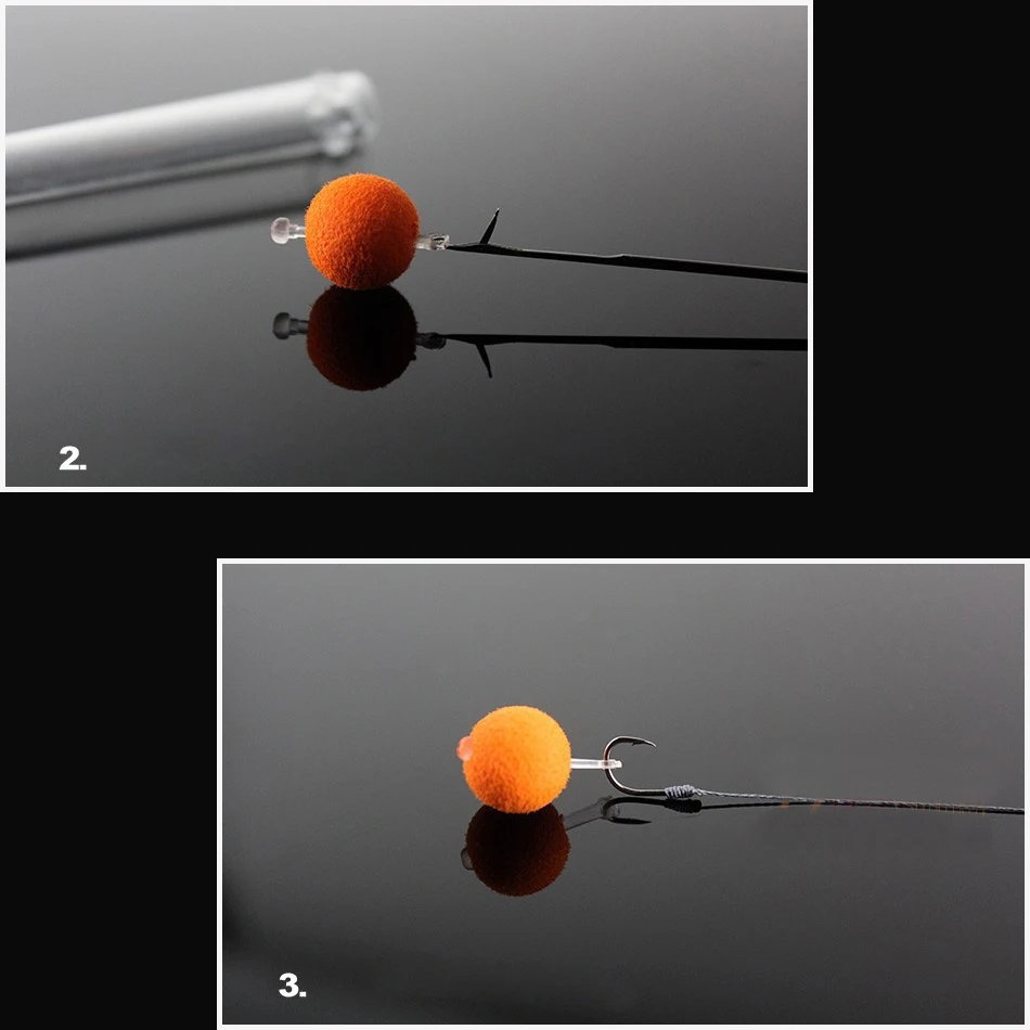 MNFT Extensor de Paradas para Boilies - Tapones Transparentes - imagen 4