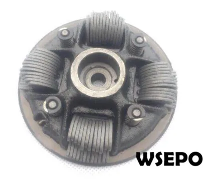 Top Quality! Clutch Drum with Friction Plate fits for 168F/170F/GX200 Gasoline Engine powered Gokart 1/2 Reduction wet clutch