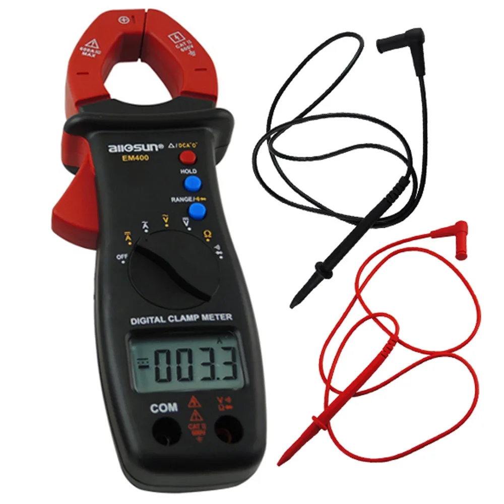 Digital Clamp Meter Multimeter DC AC Voltage Current Diode Continuity Resistance Tester  DCA  ACA