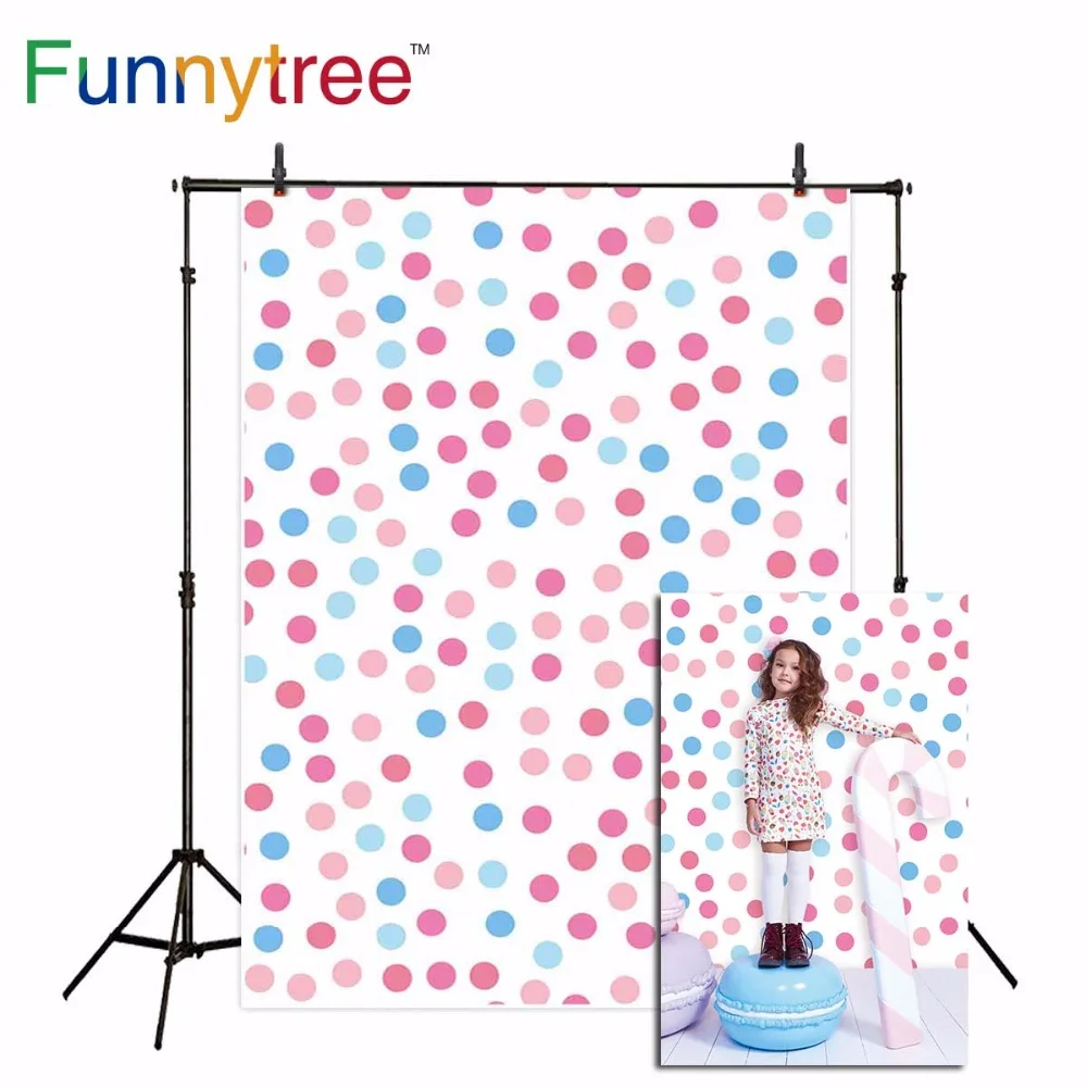 Funnytree small size backgrounds for photo studio stripes dots chervon lattice pattern sweet backdrop for children photoboo