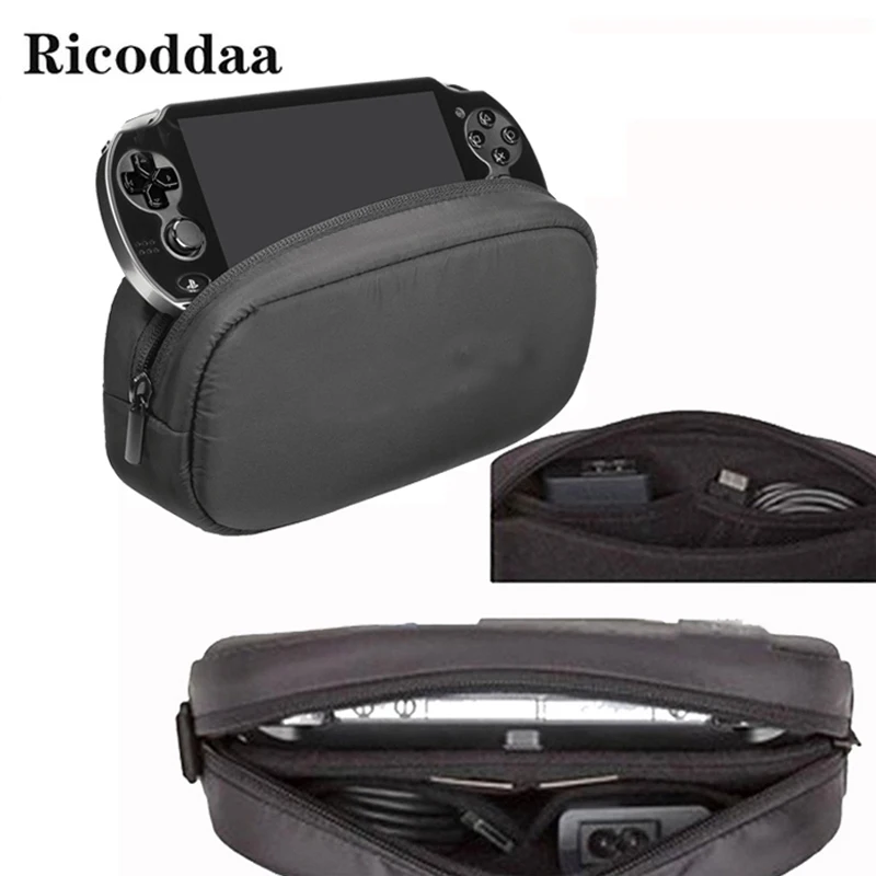 Funda protectora de viaje suave de gran capacidad, bolsa para Sony Playstation PS VITA 2000 1000, accesorios para consola, PSV1000/2000