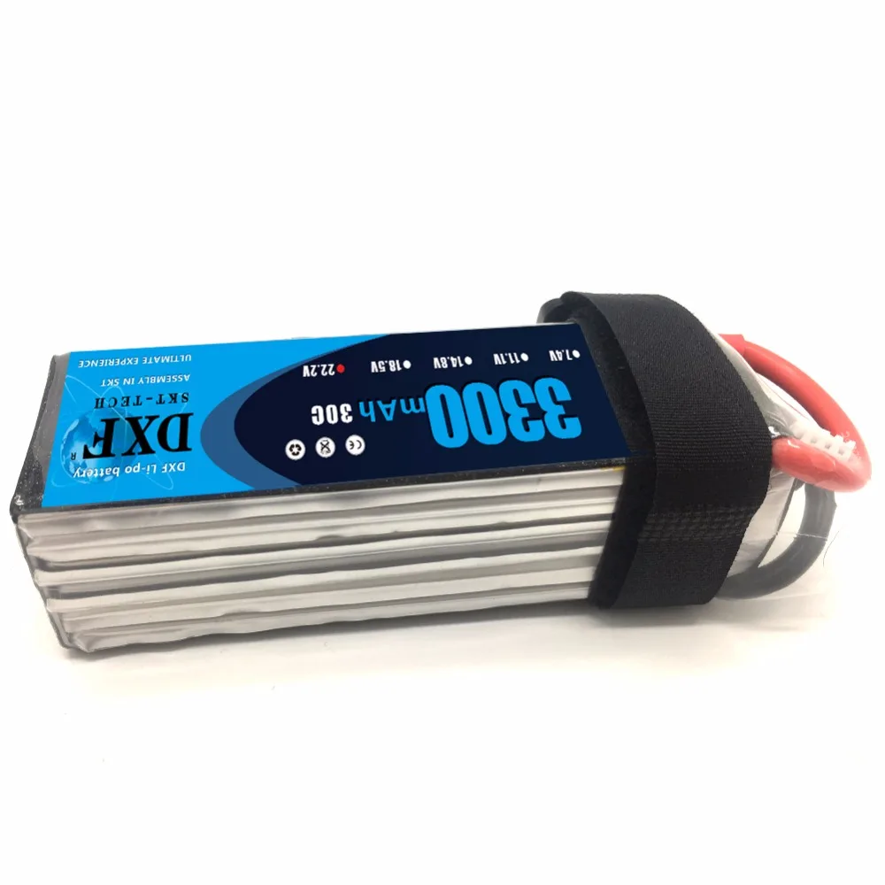 DXF Lipo 6S 22.2V 3300mAh 30C Max60C RC Quadcopter 헬리콥터 드론 보트 자동차 비행기 모델 원격 제어 완구 Lipo 배터리 