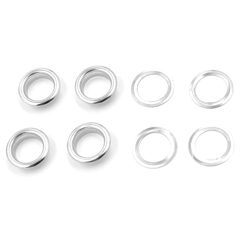 200 Sets Inner Diameter 10 MM Eyelets Sewing Patches Clothes Bags / Shoes Accessories Rivet Buckle