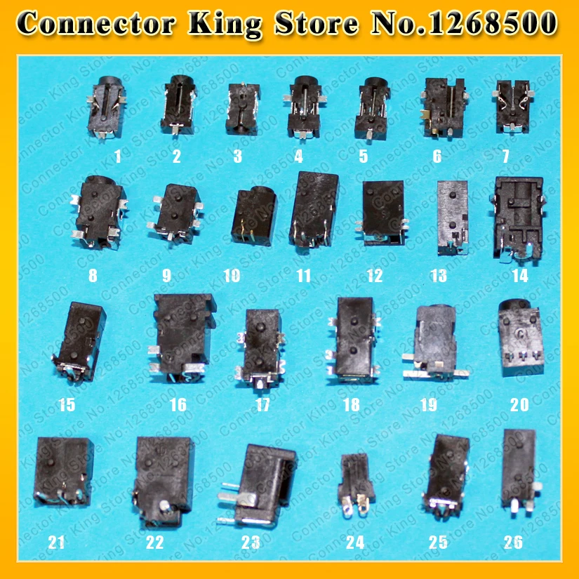 26models best selling Tablet DC 2.5x0.7 1.65 DC Jack Power connector for Onda former Blue Devils fly touch Newman Patriot CUBE