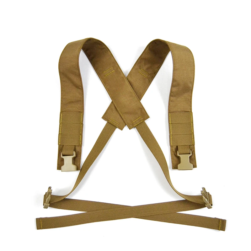 

TW-BT05 TwinFalcons Tactical X Harness w/ waist Belt X-Suspenders Shoulder Straps for Chest Rig Airsoft Wargame