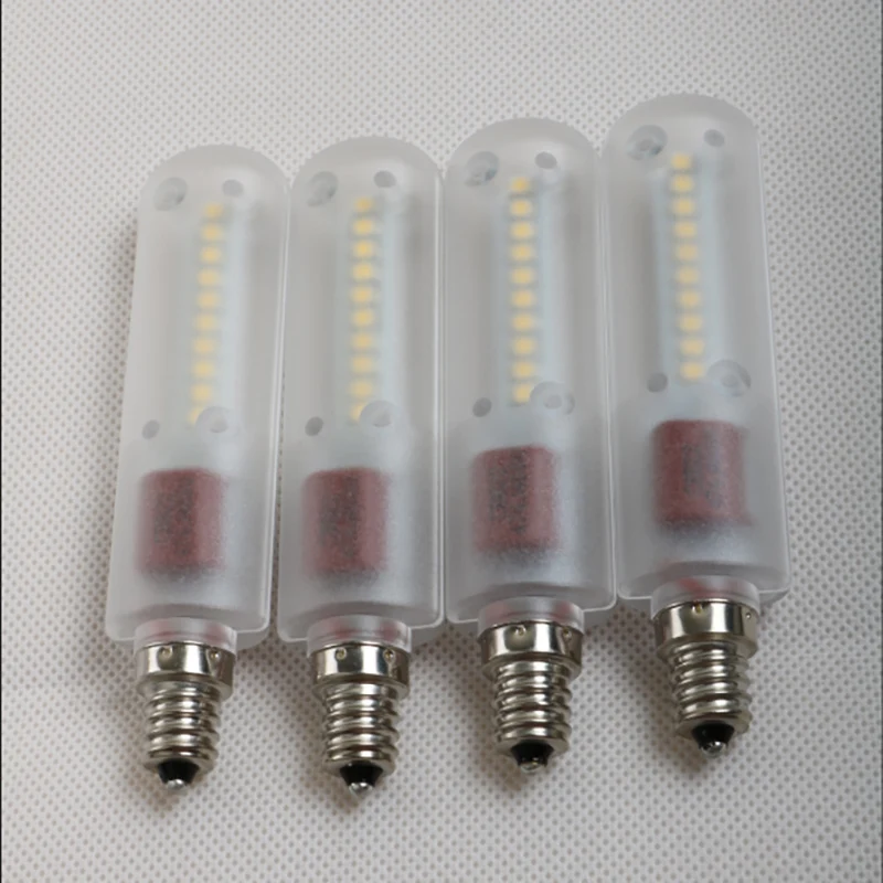 2pcs/lot  Stock goods On-line sale LED T6 E12 Candelabra screw base exit bulb 0.6W cool white 70LM led emergency tube light