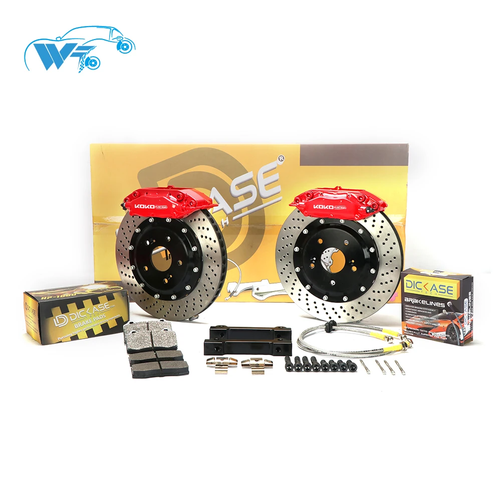 KOKO Racing Upgraded Brake System Large Brake Caliper Kit with Ceramic Brake Pads Suitable For MiNi Cooper s r53 Brake Upgrade