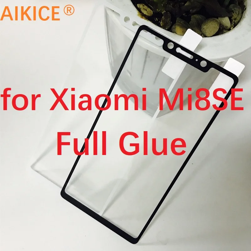 Mi8SE Tempered Glass HD Clear Full Cover Screen Protector For Xiaomi Mi8 SE Tempered Glass Full Glue Protective Film