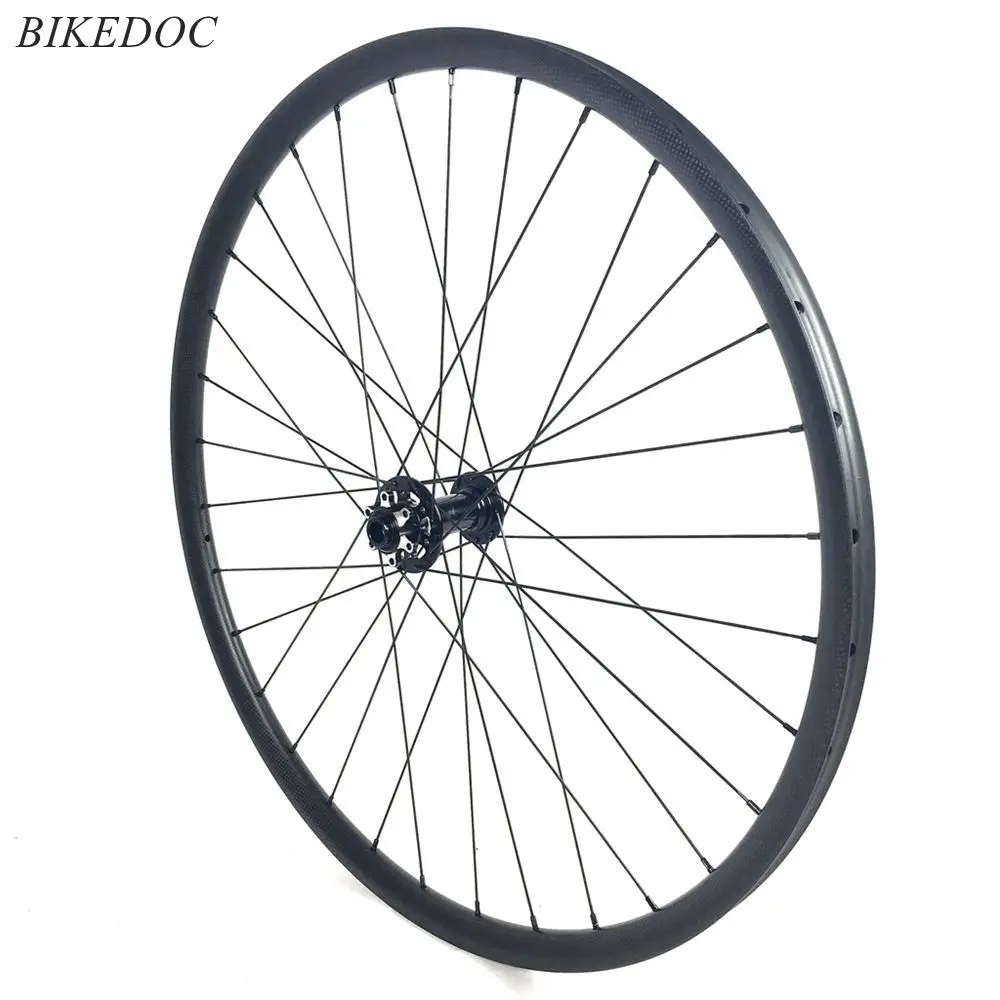 BIKEDOC 27.5er Carbon Fibre Mountain Bike Tubular Wheels  27MM Width 23MM Depth Carbon Wheels et